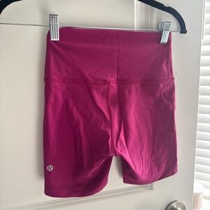 lululemon athletica Women's Magenta Bike Shorts